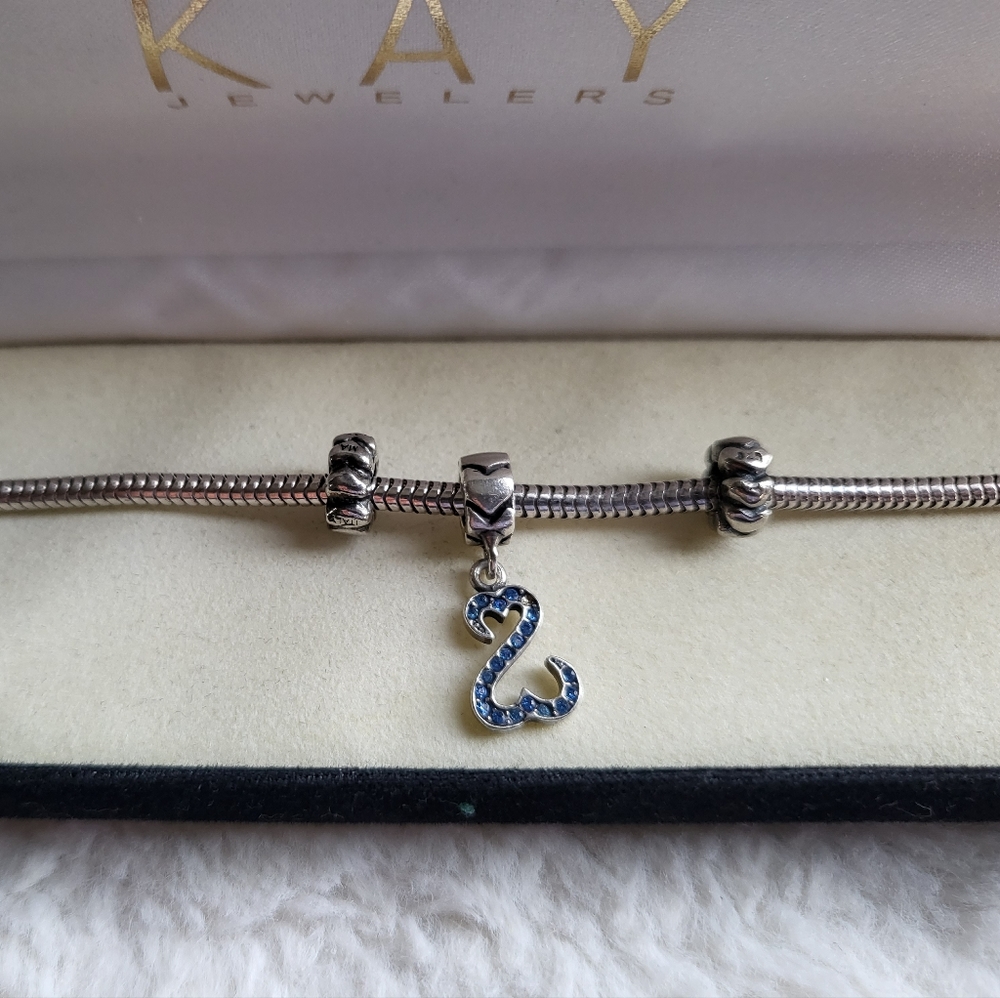 Kay Jewelers Michael Anthony Charmed Memories Bracelet W/Seymour Crystal Charm View 2